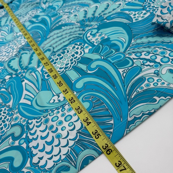 JUDE CONNALLY Women’s Florence Mini Dress Enchanted Sea Aqua Jude Cloth Large - Picture 6 of 12